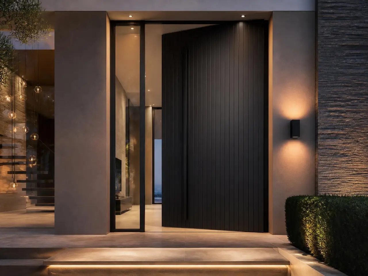 Aluminium hinged window opening inward